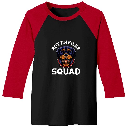 Dog Rottweiler Squad Dog Owner Rottie Lover Baseball Tees