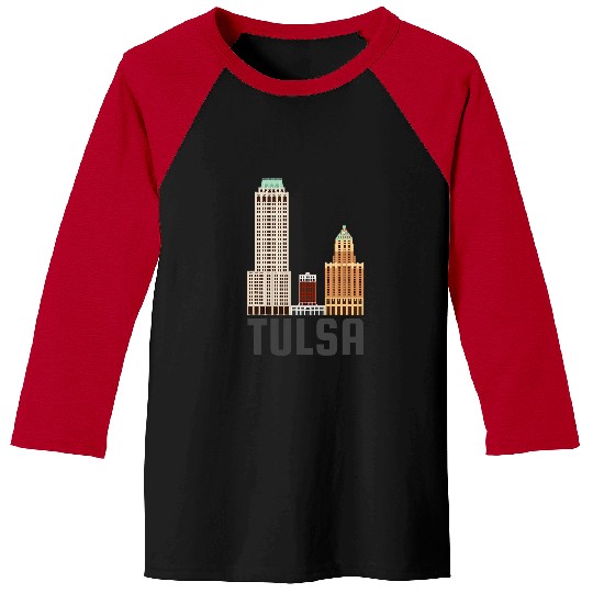 Art Deco Tulsa Baseball Tees