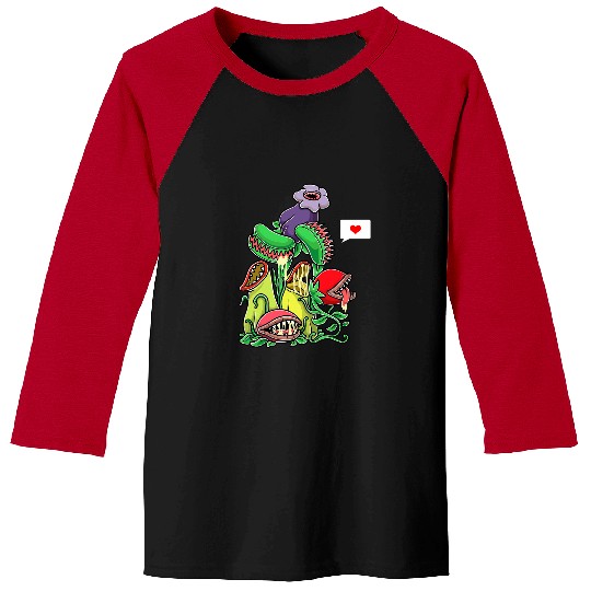 Carnivorous Plant Lover Venus Flytrap Gardening Gardener Baseball Tees