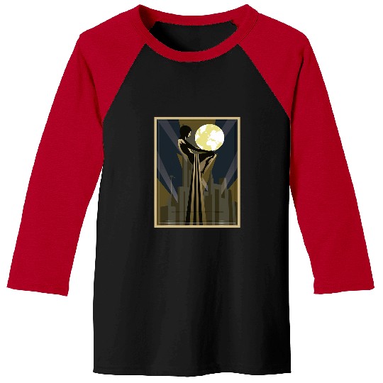 Art deco Clothing Women Men 1920s 1930s Retro Elegant Baseball Tees