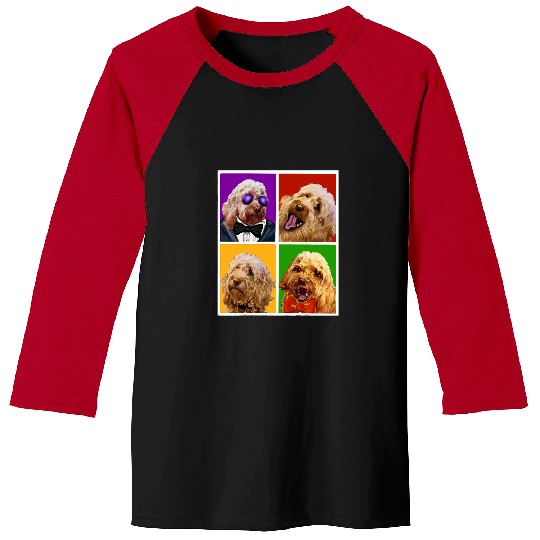 Cavapoo puppy dogs Cavalier king charles spaniel Baseball Tees