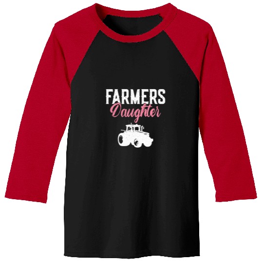 Tractor driving Farming Farmer Daughter vintages Tractor Farmers Daughter Baseball Tees