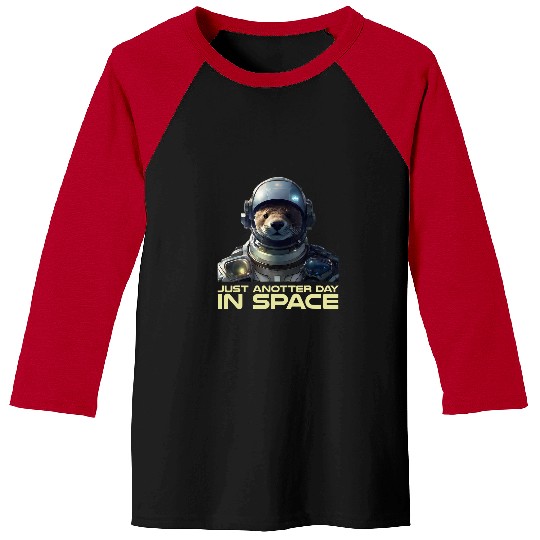 Otters Just Anotter Day In Space Astronaut Solar System Otter Baseball Tees
