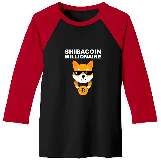 Dog Shiba Inu Coin The Millionaire Loading Token Coin Shiba Inu 114 Baseball Tees