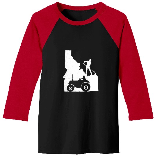 Farming vintages Farms lover IDAHO map art Farmer gifts Baseball Tees