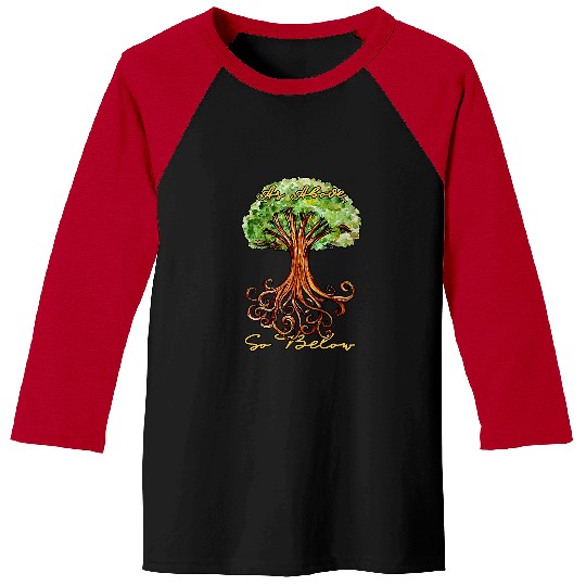 As Above so Below druid art tree of life Baseball Tees