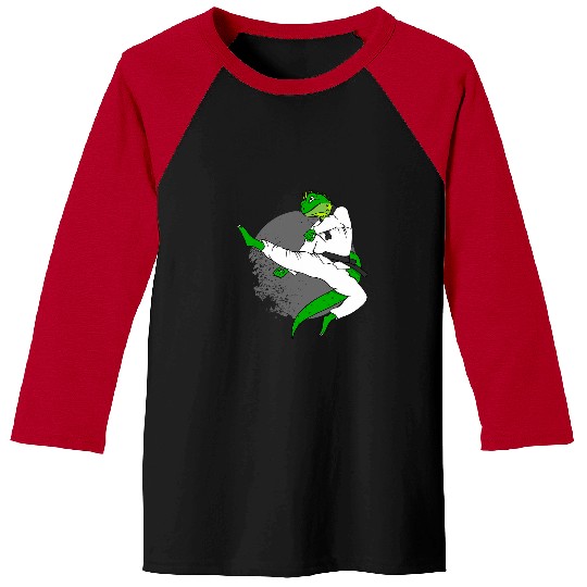 Funny Iguana Pet karate Baseball Tees
