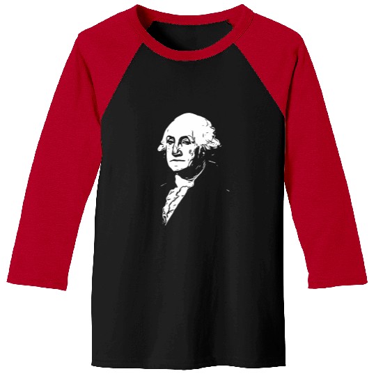 George Washington American Revolution Art Tee Baseball Tees