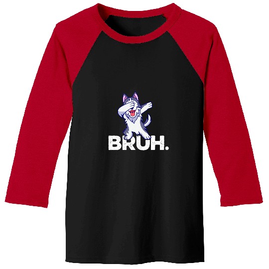 Goldendoodle Mom BRUH Husky Doodle Dog Lovers Dad BRUH Funny Design Cute Doodle Dog Baseball Tees