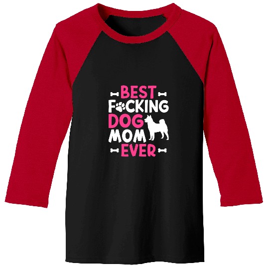Dog Akita bests Dog Mom Ever American Akita Inu Baseball Tees