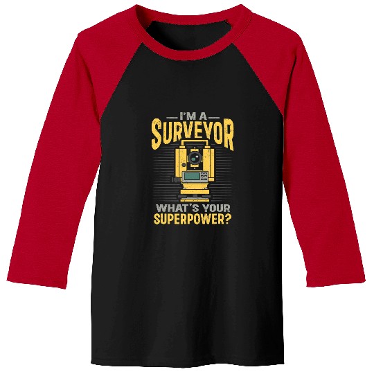 Land Surveying Cartographer Land Surveyor 5 Baseball Tees