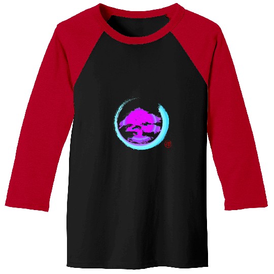 Bonsai Tree Zen Buddhism Enso Circle Tees 1 Baseball Tees