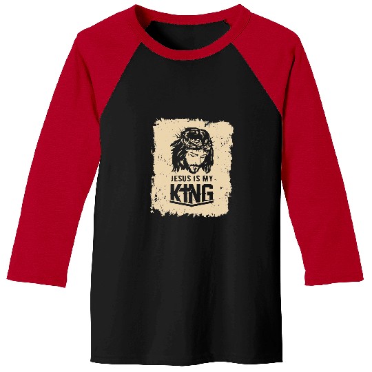 Christian Jesus Christ Christian Jesus Is My King Is My God Christian Jesus Lover 74 Bible Verse Christ Baseball Tees