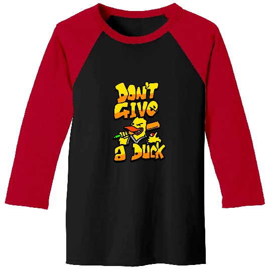 Funny Cricket Duck Baseball Tees
