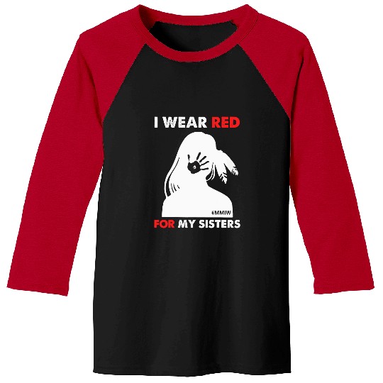 Native American Indigenous I Wear Red32 Indigenous American Baseball Tees