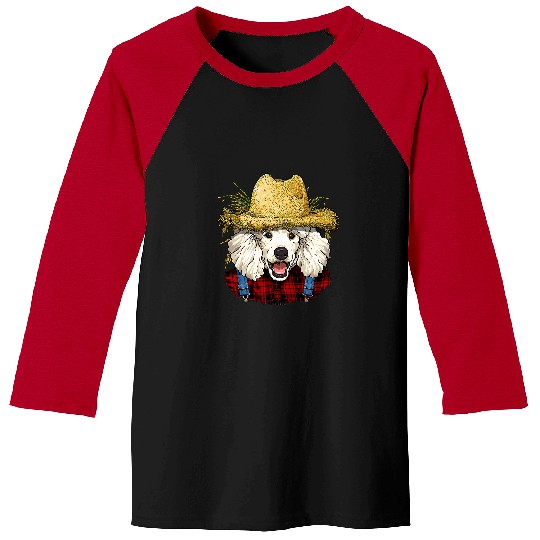 Poodles Farmer Farming Agriculture Rancher Pet Dog Lover 71 Poodle dog Baseball Tees