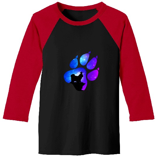 Shih Tzu Paw Dog Lover Mom Dad Baseball Tees