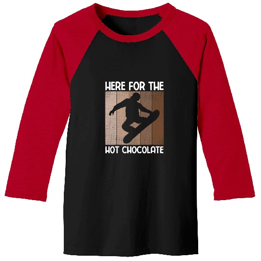 Skiing Ski Snowboarding For A Snowboarder 5 Baseball Tees