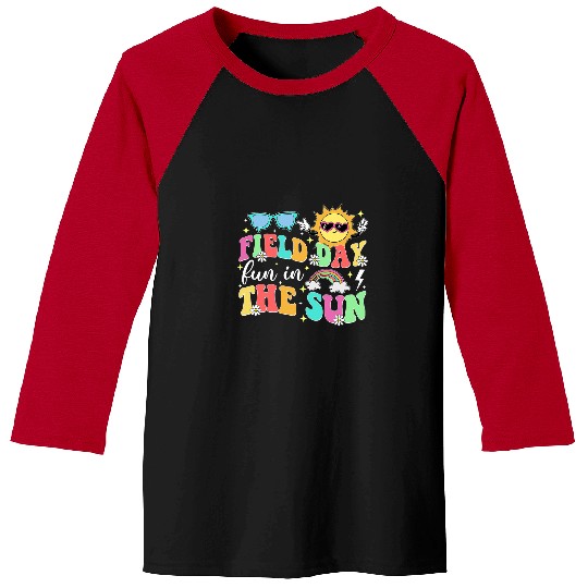 Field Day Of School Hello Summer For Men Women Kids Baseball Tees