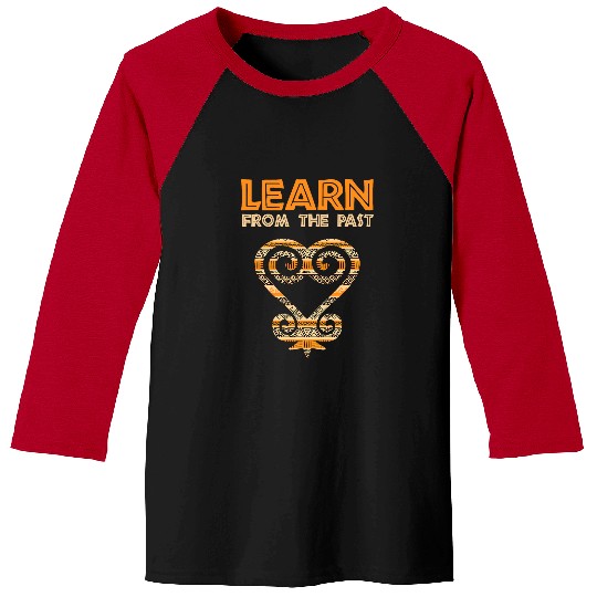 Ghana Sankofa Adinkra Symbol African American Culture 3 Baseball Tees