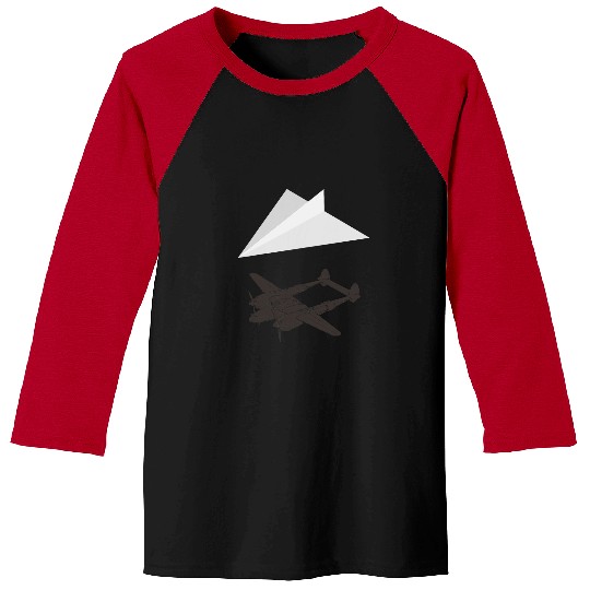 Flying Paper Airplane Aviation Airline Future Pilot Aviator 1 Baseball Tees