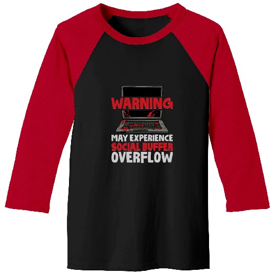 Funny Coder Developer Programming Social Programmer Baseball Tees