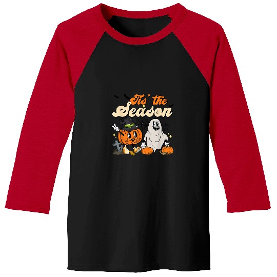 Halloween ghosts Pumpkin Tis The Season Halloween Season 2022 11 Baseball Tees