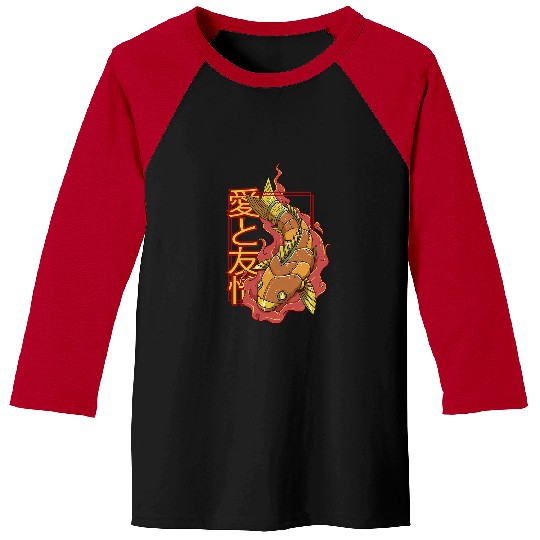 Japanese Mechanical Steampunk Koi Fish 66 Baseball Tees