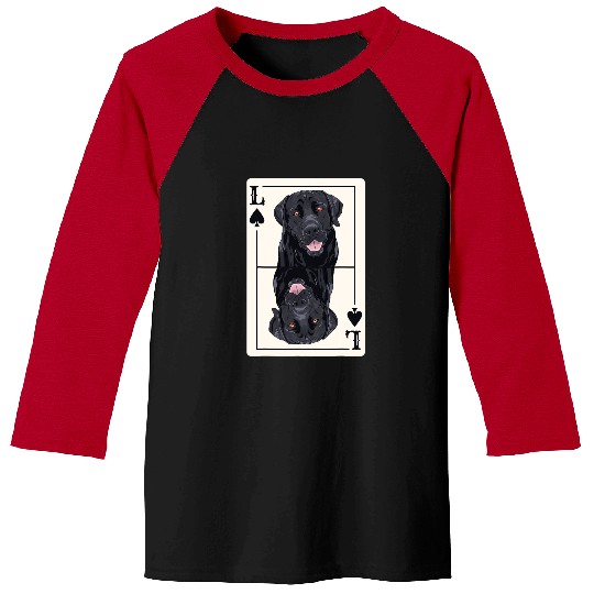 Labrador Lab Dog Black Lab Labrador Retriever Funny Gift Baseball Tees