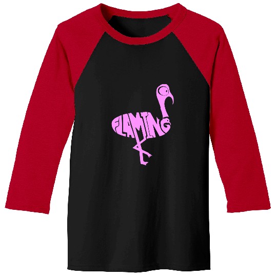 Pink Flamingo Flamingos Baseball Tees