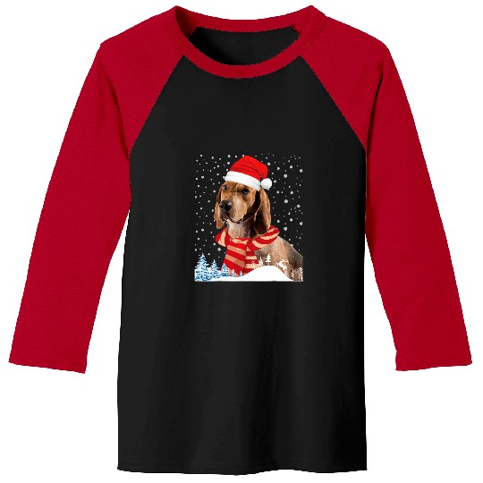 American English Coonhound Dog Ugly Christmas Sweater Xmas Baseball Tees