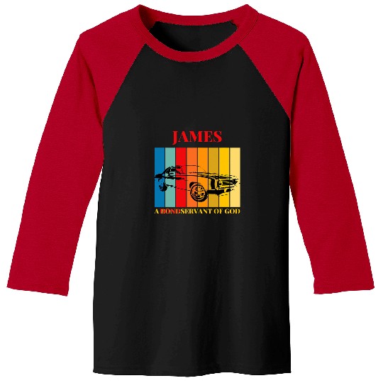 James a Bondservant of God Baseball Tees