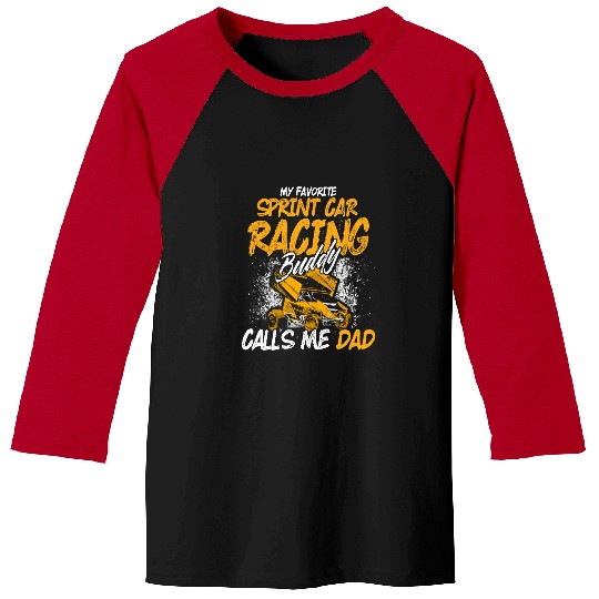 Racing Racer Mens Sprint Car Racing Buddy Dad Race Track Racer design239 Race Speed Baseball Tees