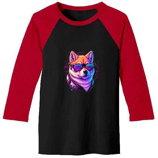 Dog Shiba Inu Lover Mom Dad 3 Baseball Tees