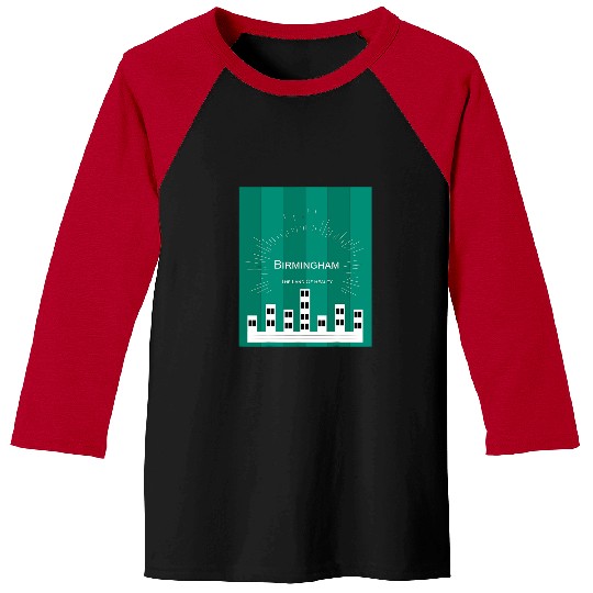 Birmingham City Art Design Baseball Tees