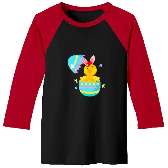Chicken Lover Easter Egg Hunt Bunny Ear Chicken Easter Day 2 Baseball Tees