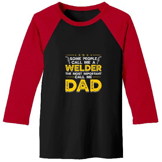Welders Mens Handyman Craftsman Grandpa Dad Welder Baseball Tees