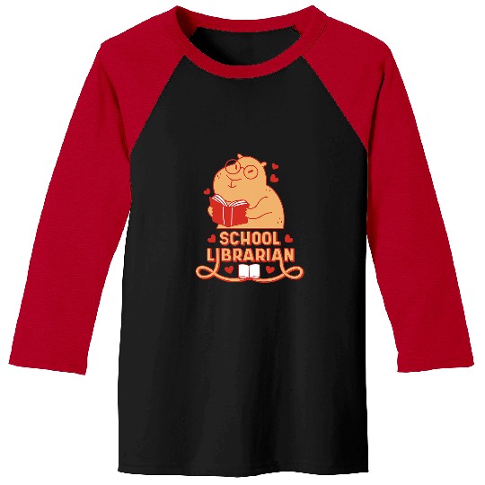 Reading Book School Librarian Books Book Reader Read Reader Baseball Tees