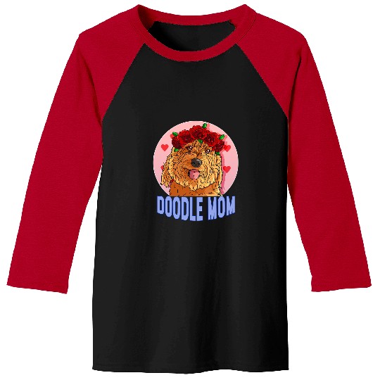Goldendoodle Mom Cute Labradoodle Dog Doodle Dog Baseball Tees