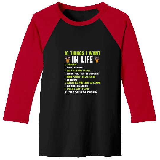 Gardening Plants Botanical Planting Gardener Florist 1 Baseball Tees