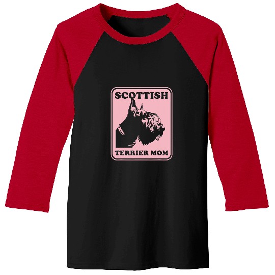 Dog Scottish Terrier Mom Scottie Dog Owner Scottish Terrier Baseball Tees