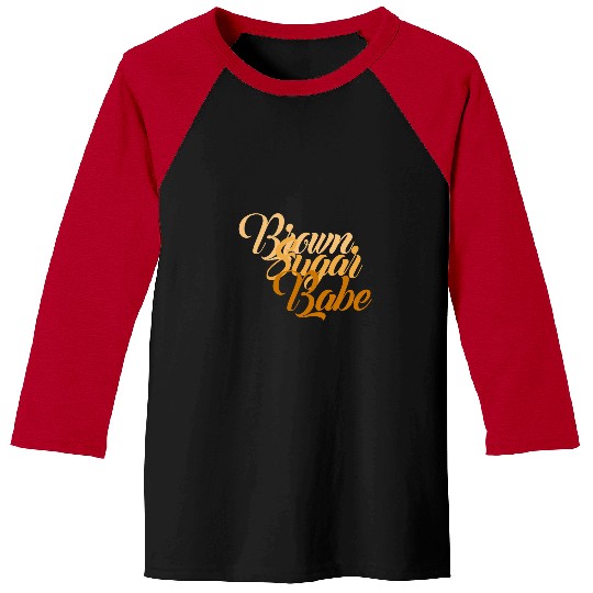 Brown Sugar Babe Afro Queen Black African Women Pride Baseball Tees
