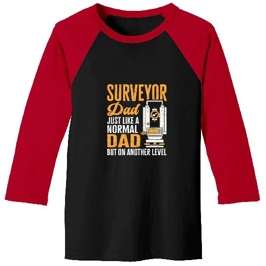 Mens Surveyor Dad Land Surveying Cartographer Land Surveyor Baseball Tees