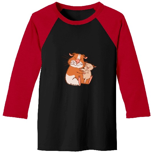 Guinea Pig Mom Kid Mothers Day Animal Lover Love My Mom Baseball Tees