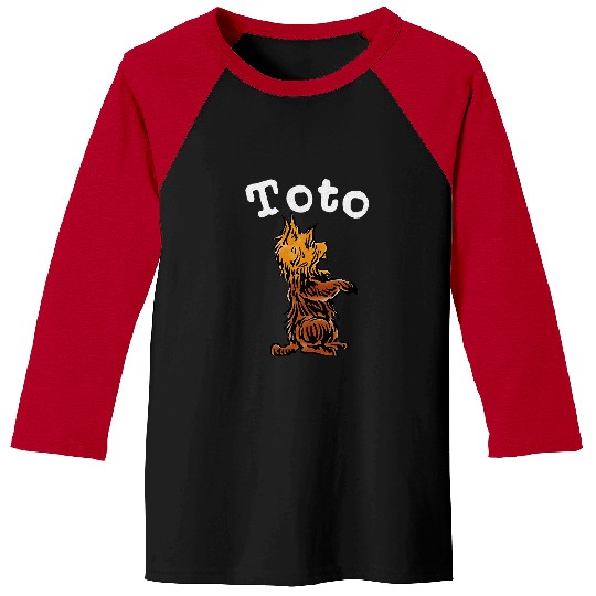 Classic Fairytale Toto the Dog Artvintages Wizard of OZ Toto Baseball Tees