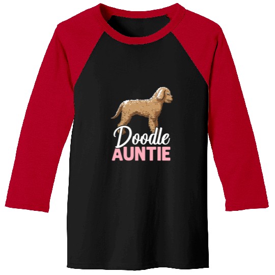 Goldendoodle Auntie Goldendoodle Dog Lover Puppy Paw Love Doodle Dog Baseball Tees