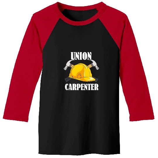 Craftsman Woodworking Funny American Union Carpenter Dad Baseball Tees