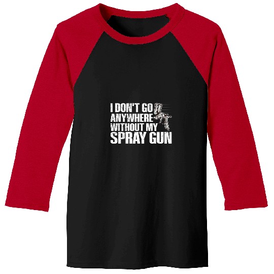 Car Spray Painting Design for a Autobody technician 1 Baseball Tees