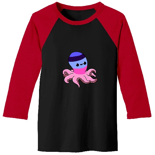 Omnisexual Pride Octopus Baseball Tees