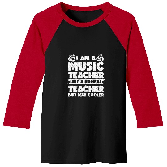 Music Teacher School Cool Music Professor Baseball Tees